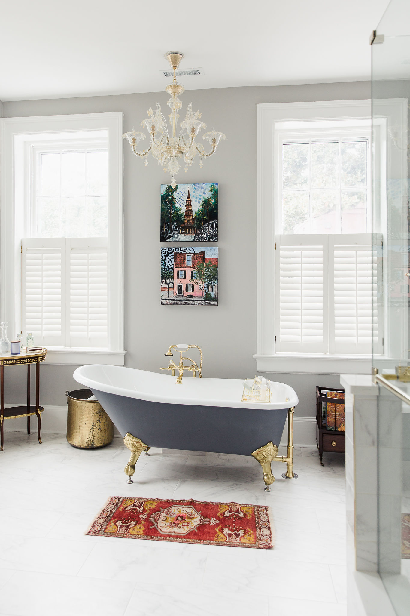 This is a bathroom remodeled by New Beginnings Construction 