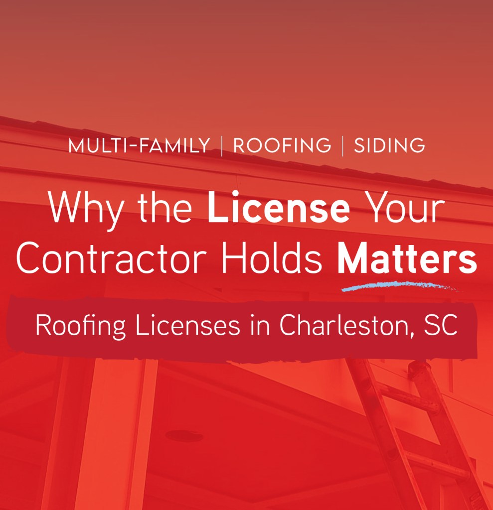 Roofing Licenses in Charleston, SC